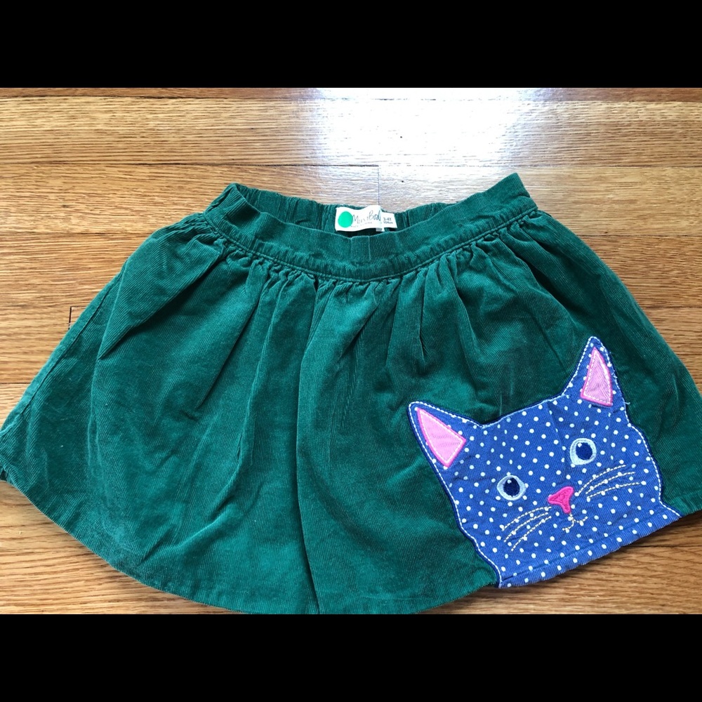 Mini Biden Skirt w/Cat-Size 3-4Y